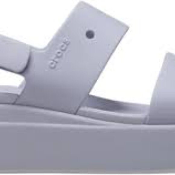 CROCS Light Purple Brooklyn slingback platforms 7 - Picture 3 of 3